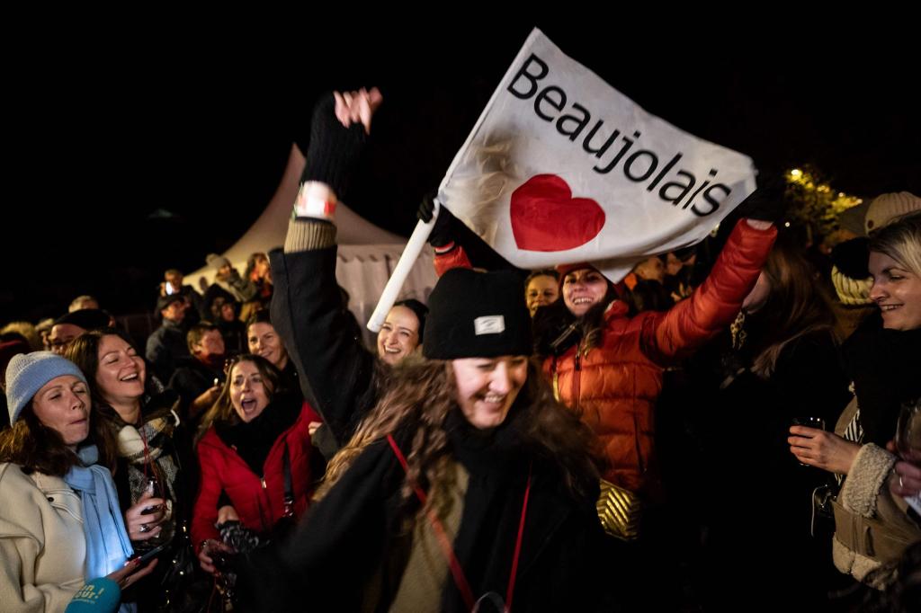 Der Weinkonsum in Frankreich sinkt, die Begeisterung für den Beaujolais aber ist ungebrochen. - Foto: Arnaud Finistre/AFP/dpa