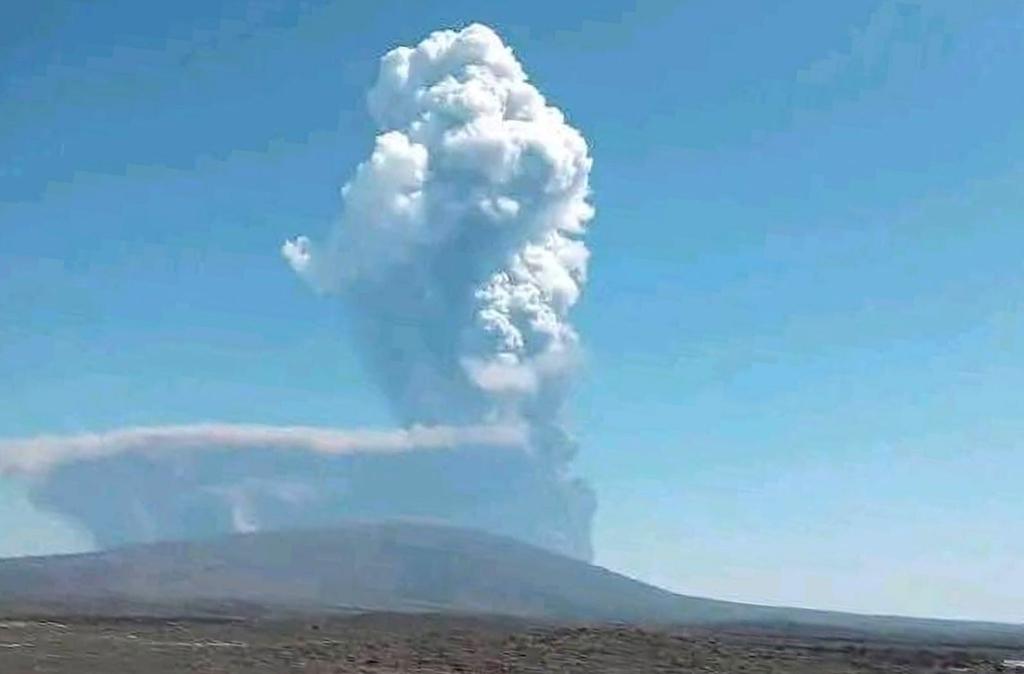 Der Ausbruch gilt als erste dokumentierte Aktivität des Hayli Gubbi seit mehreren Jahrtausenden. (Handout) - Foto: Uncredited/Afar Government Communication Bureau/AP/dpa