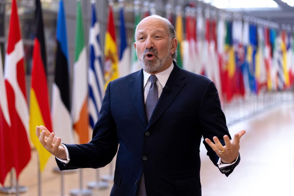 US-Handelsminister Howard Lutnick in Brüssel. - Foto: Omar Havana/AP/dpa