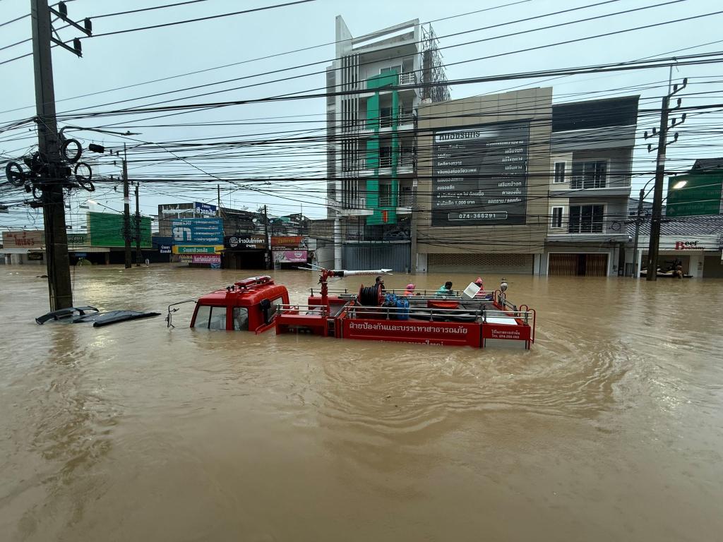 In der Provinz Songkhla in Südthailand ist die Lage katastrophal. - Foto: Uncredited/AP/dpa