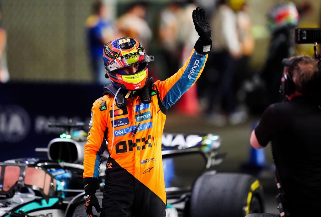 Pole für den Sprint, Sieg im Sprint, Pole für den Großen Preis - es läuft wieder bei Piastri. - Foto: David Davies/PA Wire/dpa