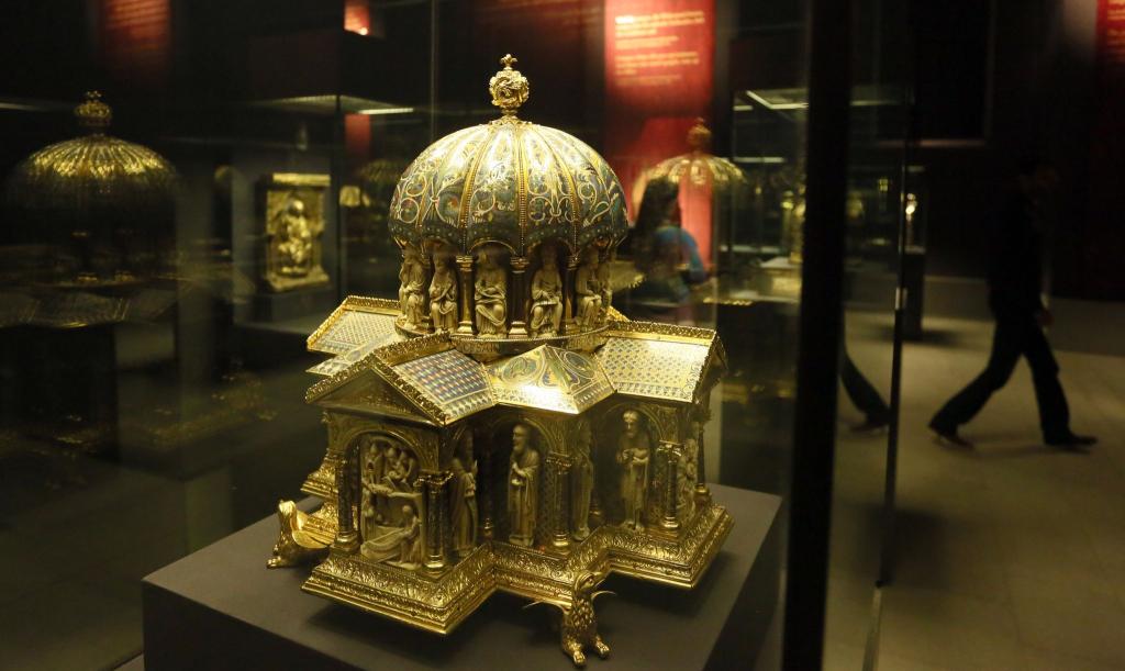 Der Welfenschatz umfasst mittelalterliche Goldreliquien im dreistelligen Millionenwert. (Archivbild) - Foto: Stephanie Pilick/dpa