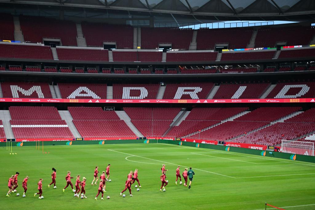 Große Kulisse: Im Metropolitano geht es für das DFB-Team um den ersten Titel seit 2016. - Foto: Sebastian Christoph Gollnow/dpa