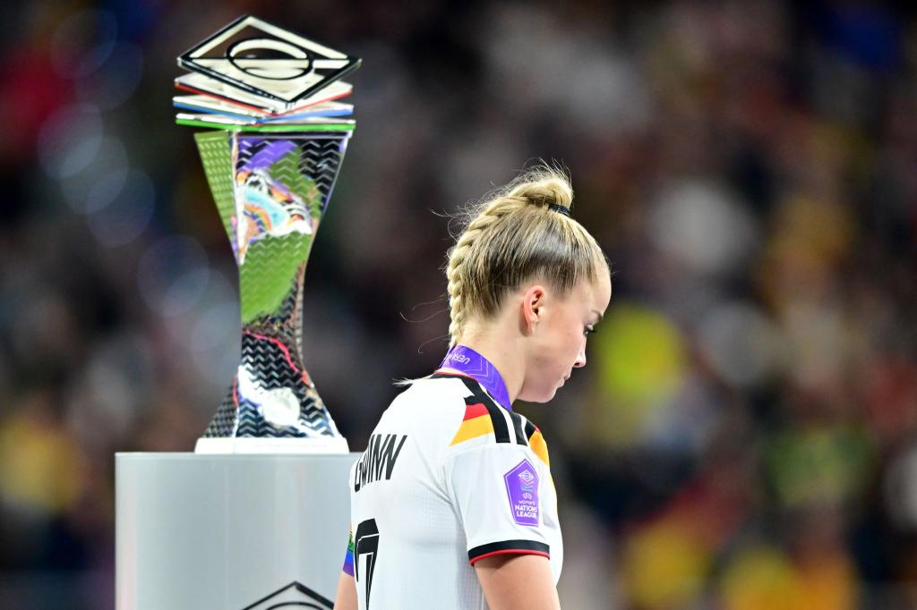 Es hat leider nur für Platz zwei gereicht in der Nations League für die deutschen Frauen. - Foto: Sebastian Christoph Gollnow/dpa