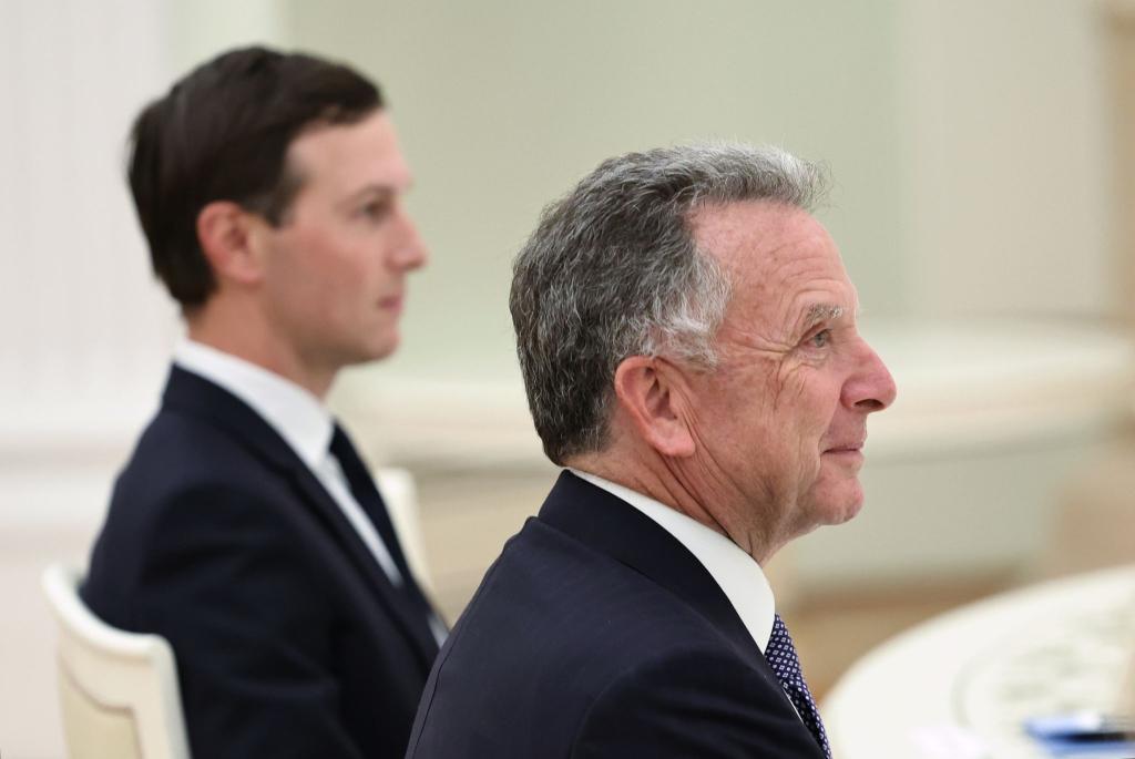 Kushner (l) begleitete Witkoff erstmals im Kreml. - Foto: Alexander Kazakov/Sputnik, Kremlin Pool via AP/dpa