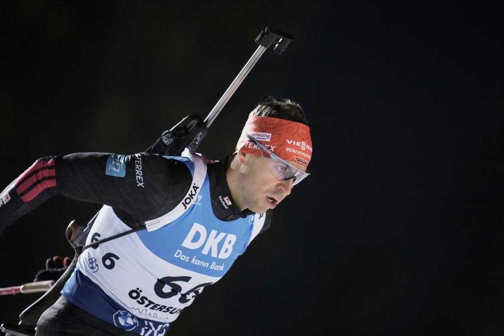 Philipp Nawrath wurde bester Deutscher im Sprint. - Foto: Björn Larsson Rosvall/TT News Agency/AP/dpa