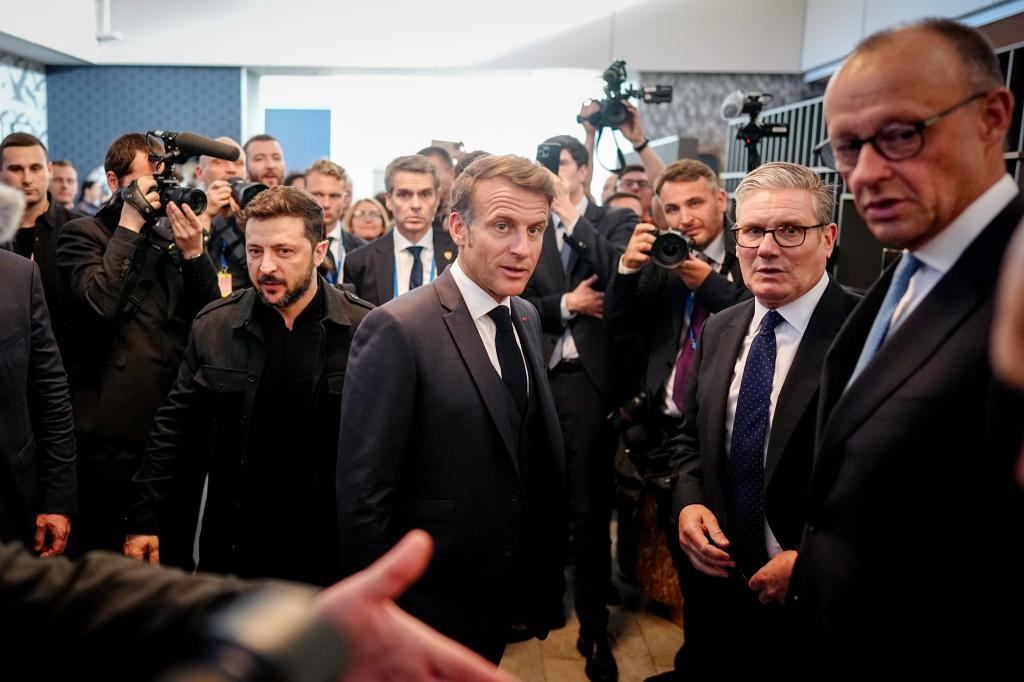 Das sogenannte Viererformat wird sich in London erneut treffen. (Archivbild) - Foto: Kay Nietfeld/dpa