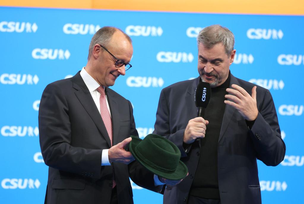 Für CDU-Chef Merz (links) gilt es derzeit, Aufgaben von historischer Bedeutung zu lösen. An diesem Erfolg würde die Politik gemessen. - Foto: Karl-Josef Hildenbrand/dpa