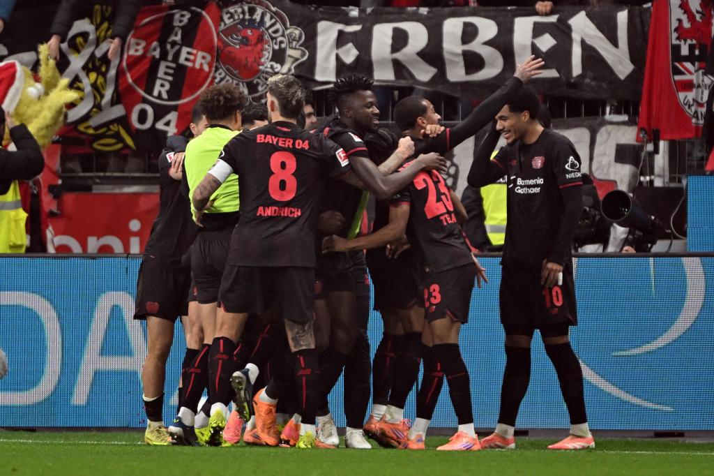 Die Profis von Bayer Leverkusen durften im Derby gegen Köln jubeln. - Foto: Federico Gambarini/dpa