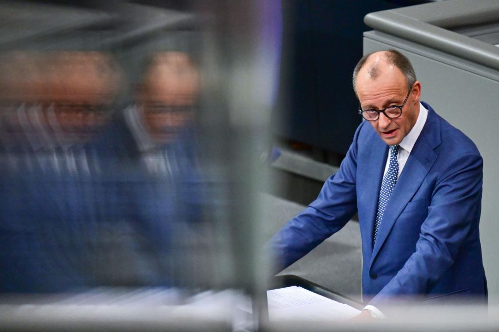 Merz richtet vor dem EU-Gipfel einen eindringlichen Appell an die Partner. - Foto: Sebastian Gollnow/dpa