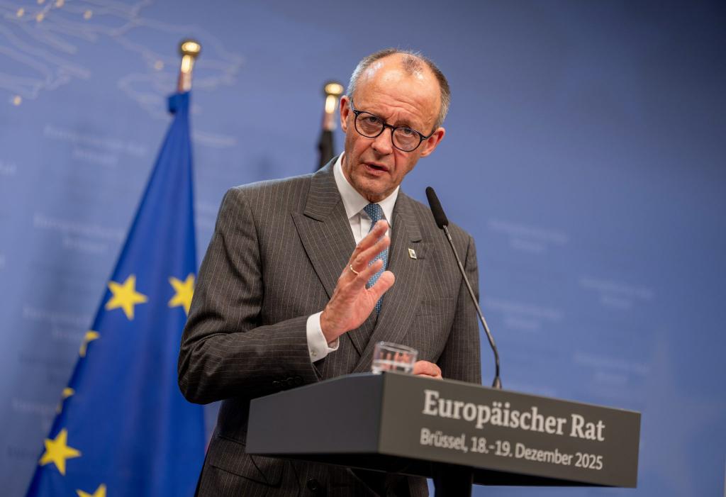 Für Kanzler Merz war der Gipfel eine Bewährungsprobe als europäische Führungsfigur. - Foto: Michael Kappeler/dpa