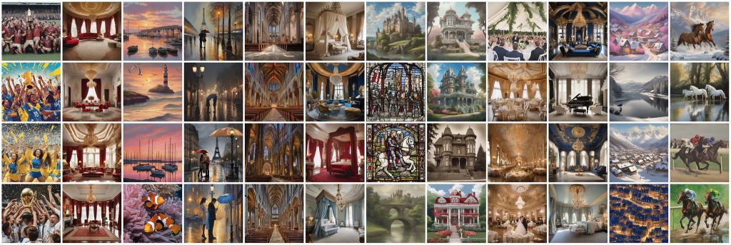 Die KI generierte im Experiment früher oder später ähnliche Motive. - Foto: -/Hintze et al./Patterns/dpa