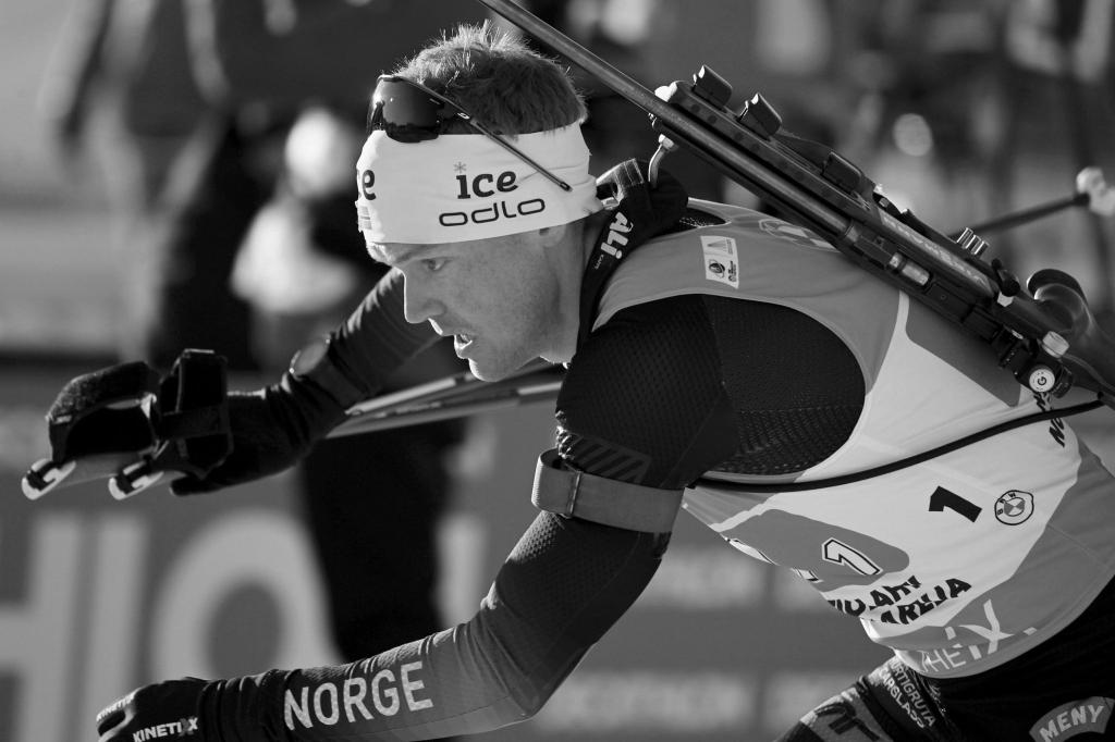 Der norwegische Biathlet Sivert Guttorm Bakken ist gestorben. (Archivbild) - Foto: Vesa Moilanen/Lehtikuva/dpa