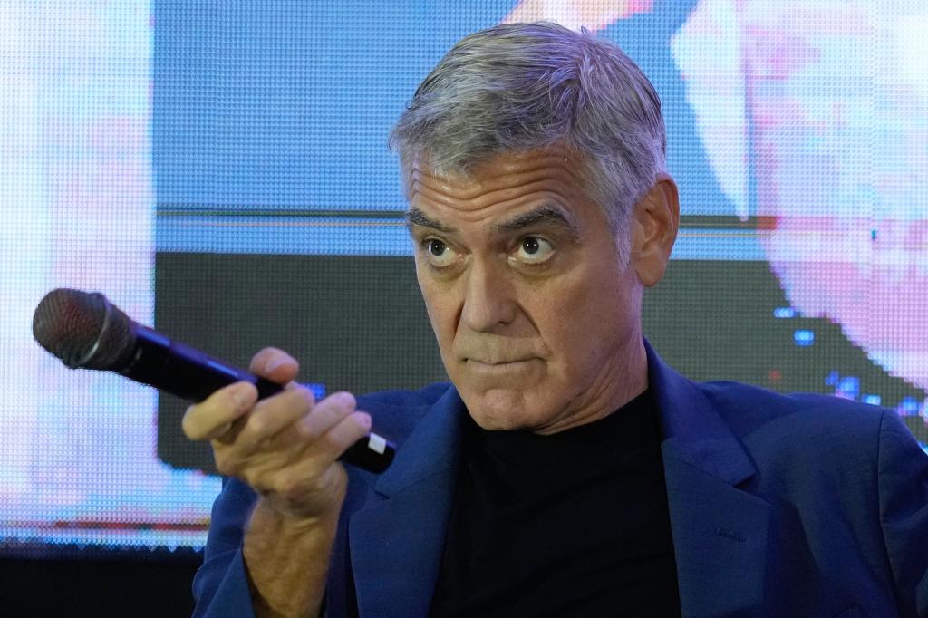 Hollywoodstar George Clooney ist nicht um eine Antwort verlegen, wenn der US-Präsident gegen ihn schießt. (Archivbild) - Foto: Aaron Favila/AP/dpa