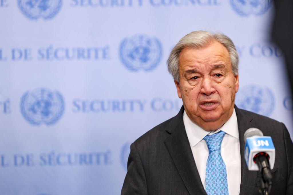 UN-Generalsekretär Guterres fordert von Israel, den Lizenzentzug für Dutzende internationale Hilfsorganisationen rückgängig zu machen. (Archivbild) - Foto: Bianca Otero/ZUMA Press Wire/dpa