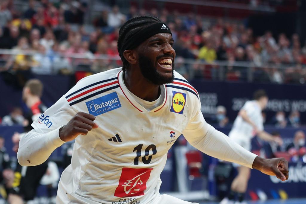 Der französische Handball-Nationalspieler Dika Mem spielt bald für Berlin. (Archivbild) - Foto: Jan Woitas/dpa