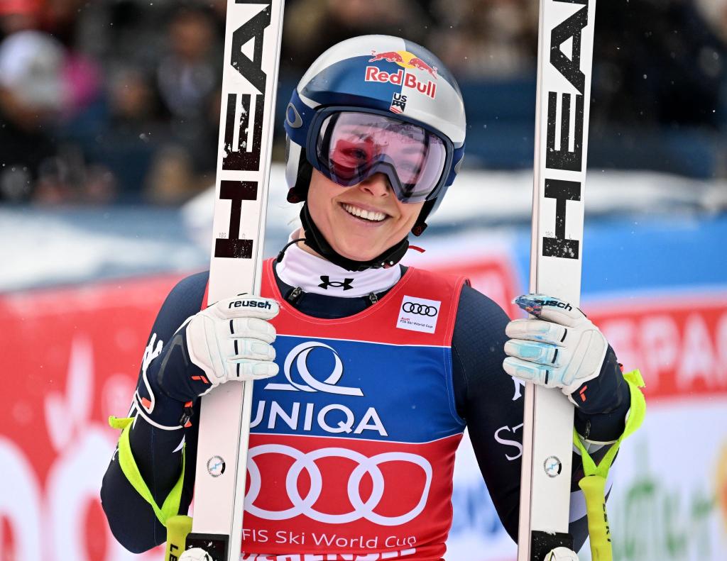 In bestechender Form: US-Skistar Lindsey Vonn. - Foto: Barbara Gindl/APA/dpa