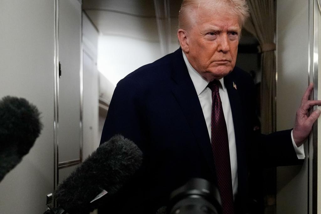 Der Iran wolle mit den USA verhandeln - sagt US-Präsident Trump. - Foto: Julia Demaree Nikhinson/AP/dpa