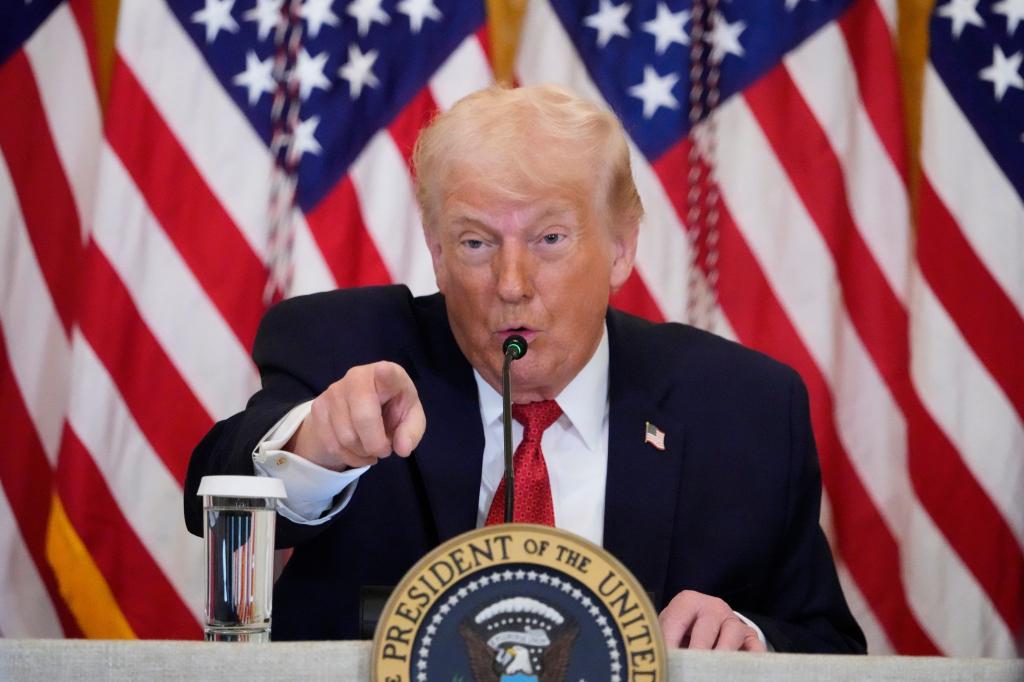 Bringt bei seinem Besitzanspruch auf Grönland nun auch Zölle ins Spiel - US-Präsident Donald Trump. - Foto: Alex Brandon/AP/dpa