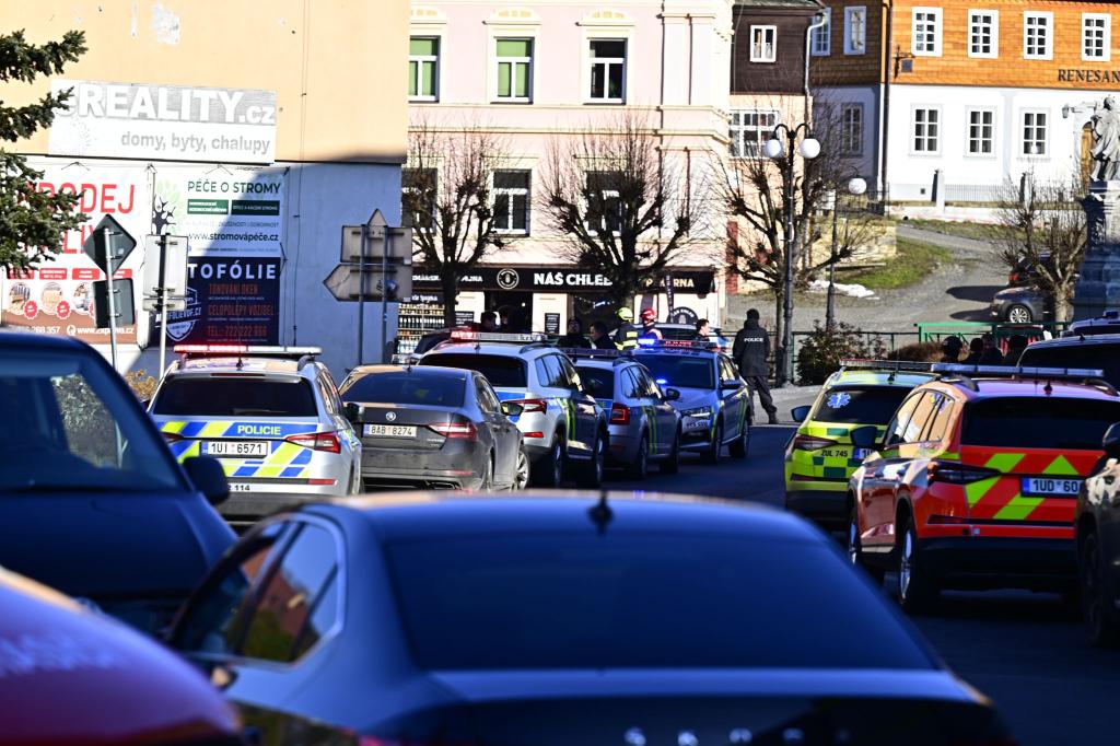 In einem Rathaus in Tschechien sind Schüsse gefallen. - Foto: Hájek Ondøej/CTK/dpa