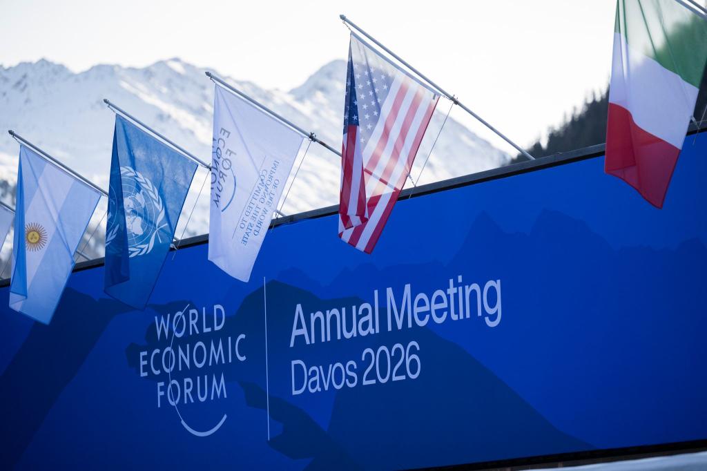 Krisentreffen in Davos: Die Europäer legen vor beim WEF. - Foto: Gian Ehrenzeller/KEYSTONE/dpa