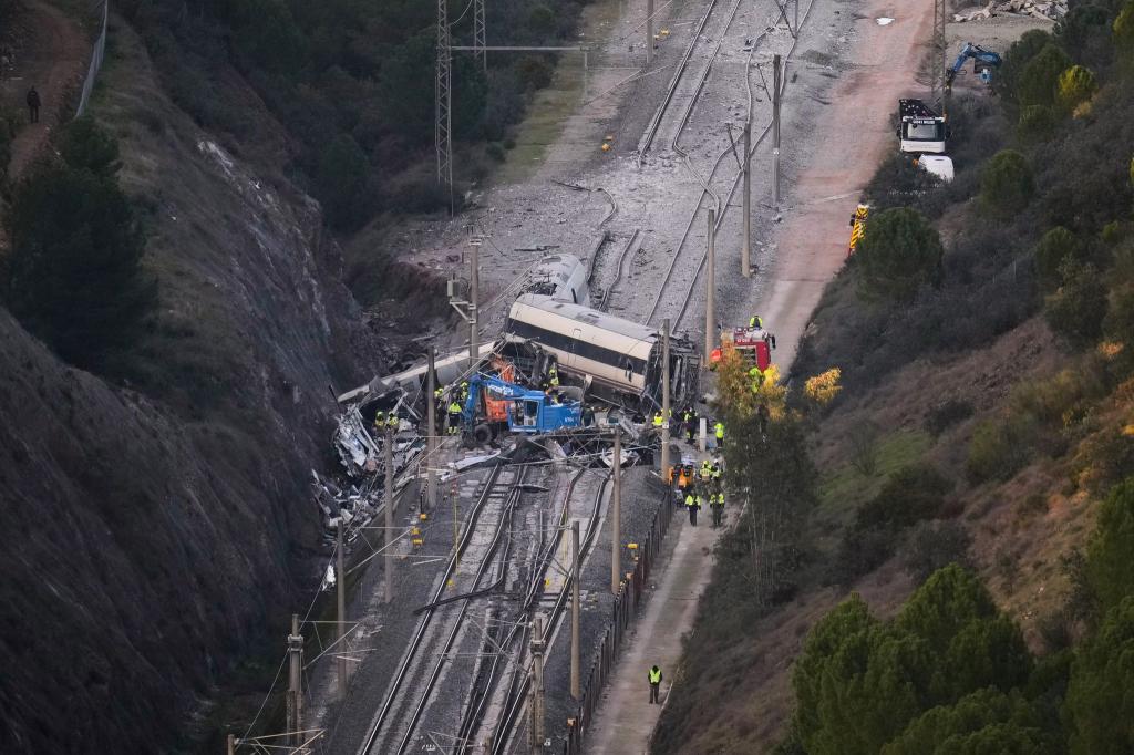 Nach dem schweren Zugunglück in Südspanien werden nun Details zu den Opfern bekannt. - Foto: Manu Fernandez/AP/dpa