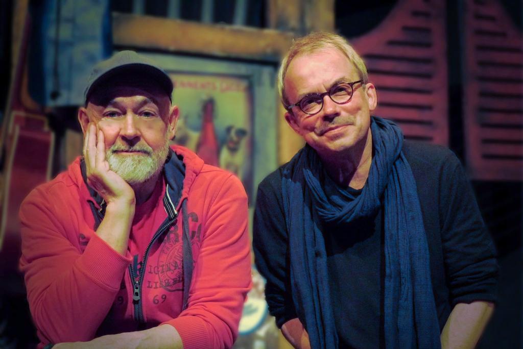 Seit Anfang der 80er-Jahre bildeten Henni Nachtsheim (rechts) und Gerd Knebel das Komiker-Duo Badesalz. (Archivbild) - Foto: Gaby Bresslein/Badesalz/dpa