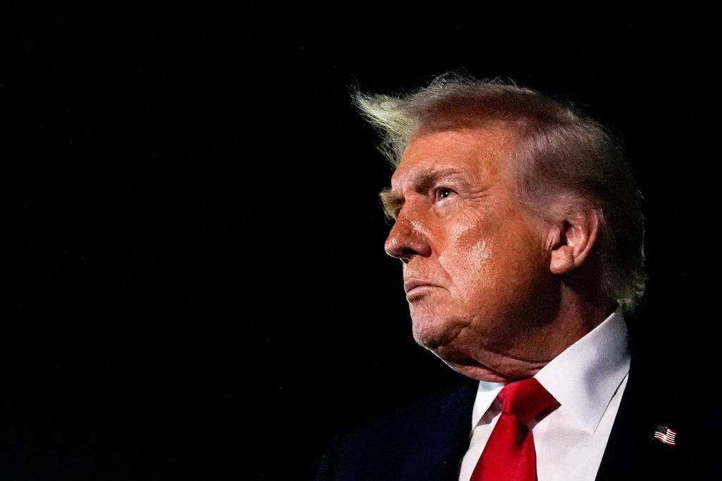 Trump erhöht den Druck auf die Demokraten. - Foto: Julia Demaree Nikhinson/AP/dpa