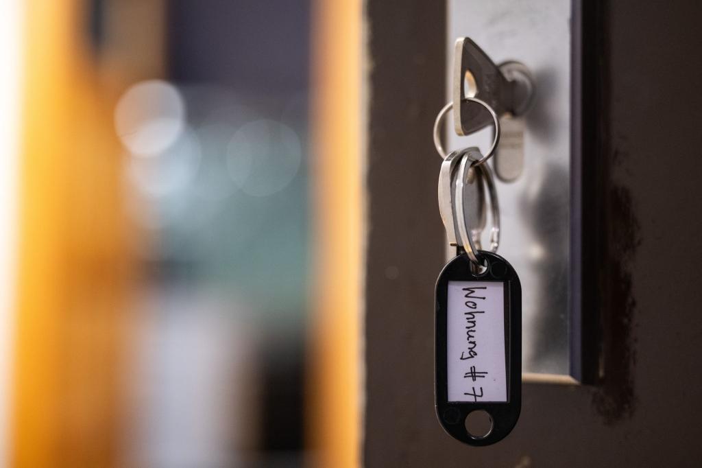 Auf der Suche nach einer neuen Wohnung bewarb sich eine Frau im Internet auf ein Inserat. (Symbolbild) - Foto: Sebastian Gollnow/dpa