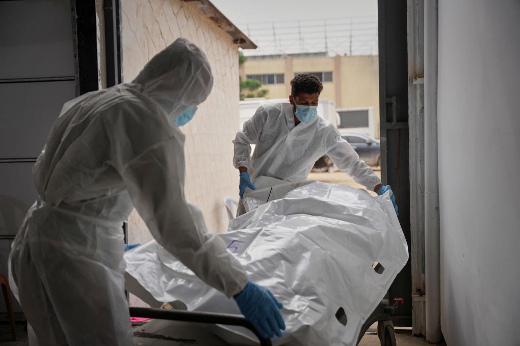 Aus Israel übermittelte Leichen von Palästinensern im Süden des Gazastreifens. (Archivbild) - Foto: Abdel Kareem Hana/AP/dpa