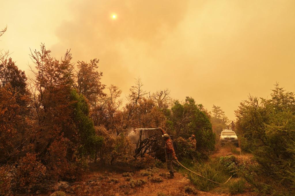 Betroffen sind Teile der Provinzen Chubut, La Pampa, Neuquén und Río Negro. - Foto: Victor R. Caivano/AP/dpa