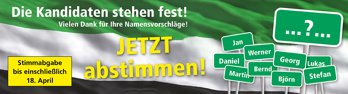 Wie soll er heißen?